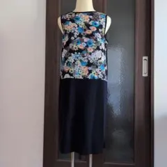 PS Paul Smith ノースリーブワンピース 花柄切替のサムネイル