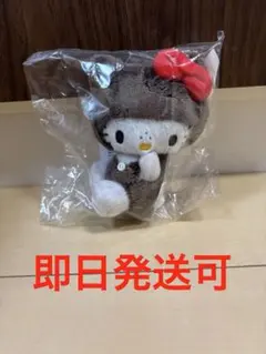 新品★ハローキティ×モンチッチ　顔でかSSキーチェーン　キティ