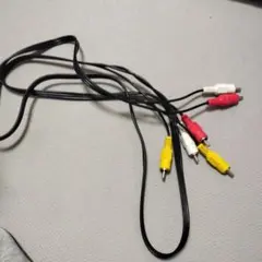 RCAケーブル 3コネクタ 黒