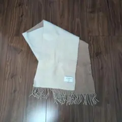 【美品】SHIPS カシミヤ マフラー バイカラー