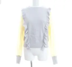 アズールバイマウジー　2022Spring&Summerフリルニットプルオーバー