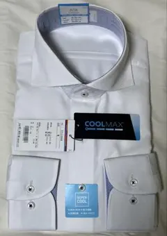 ORIHICA 長袖 ワイシャツ M 39-84 白 COOLMAX 形態安定のサムネイル