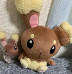 【希少/2007年当時物】ミミロル ぬいぐるみ 2体セット プライズ＆市販品