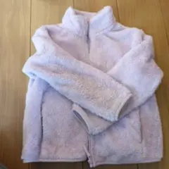 UNIQLO 薄紫 冬フリースジャケット 120