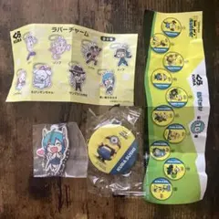 くら寿司 ミニオンズ 缶バッジ ラバーチャーム セット 青い髪の女の子のサムネイル