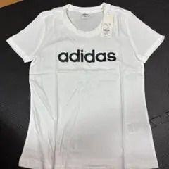adidas ホワイト Tシャツ L