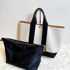 大容量☆ TOPKAPI Breath トプカピ　スコッチグレイン　トートバッグ