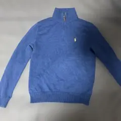 POLO RALPH LAUREN ハーフジップ ニット ブルーのサムネイル