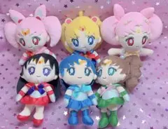 当時物・比較的美品】セーラームーンR ぬいぐるみ 6体セット