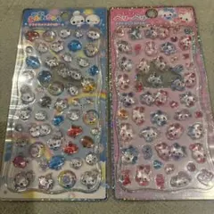 あわわちゃん　硬い　シール　2枚セット