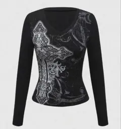 SHEIN ROMWE ロンT y2k グランジ パンク