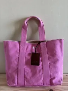 POLO RALPH LAUREN ピンクトートバッグ