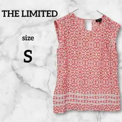 THE LIMITED 幾何学模様 ノースリーブシャツ Sサイズ