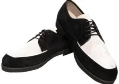 バランス　BALANCE 革靴　 ブラック/ホワイト