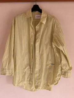 niko and... ビッグシャツ イエロー ストライプ