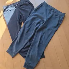 UNIQLO ジョガーパンツ L ネイビー２つセット