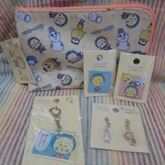 コジコジ☆Can★Doコラボグッズ☆5点セット☆ポーチ☆ミニチャーム☆缶バッジ