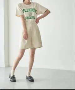 WEGO リネンブレンドハーフパンツ フリーサイズ ナチュラル