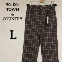 【デッドストック】TOWN&COUNTRY ペインターパンツ チェック 2way