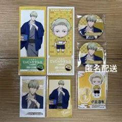 呪術廻戦　極楽湯　七海建人　缶バッジ　アクリルスタンド　フォト風カード　特典