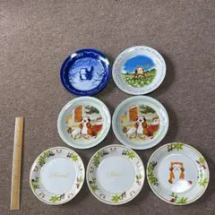 【非売品】あらいぐまラスカル 絵皿 7枚セット（2004イヤープレート入り）