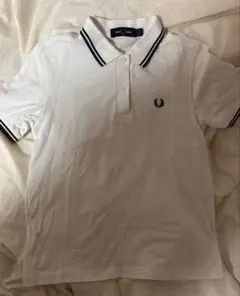 極美品 イングランド製 M12 FRED PERRY ポロシャツ 半袖 ホワイト