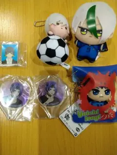 ブルーロック　ちびぐるみ　キーホルダー　乙夜　　他　6個セット