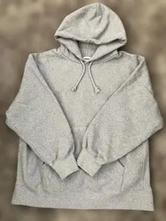 【GU】ヘビーウェイトビッグ スウェットパーカ　XL グレー