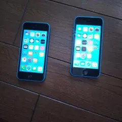 iphone5cブルー2台