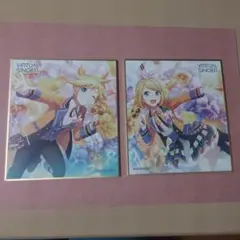 プロセカ　カラフルステージ！ミニ色紙コレクション　鏡音レン・鏡音リンセット