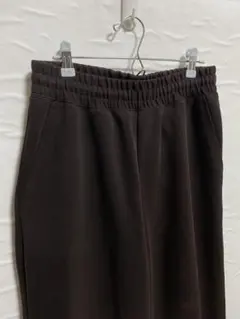 ユニクロC スウェットワイドパンツ　S ダークブラウン 471809