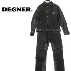 デグナー DEGNER レザー デニム ジャケット パンツ セットアップ L