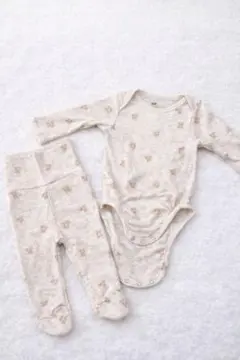 新生児 ロンパース ズボン付き