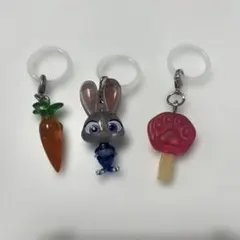 ズートピア 目印アクセサリー 3個セット
