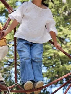 Lee キッズ110 デニムパンツ　ジーンズ フレア