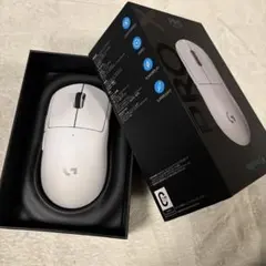 【美品】Logicool GPRO superlight ホワイト