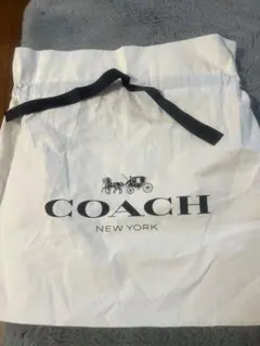COACH 布製ショップ袋 リボン付き
