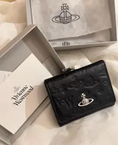 Vivienne Westwood ブラック 三つ折り財布