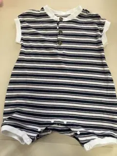 BREEZE ロンパース　ストライプ 80サイズ