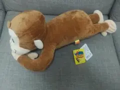おさるのジョージ　寝そべりぬいぐるみ　Lサイズ　未使用