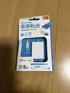 ELECOM Lightningカードリーダー MR-LC201WH