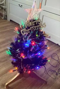 小型クリスマスツリー LEDライト付き