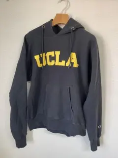 REVERSEWEAVE 赤タグChampion パーカー XL グレー