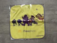 マクドナルド 福袋2026キャラクター タオル イエロー Francfranc