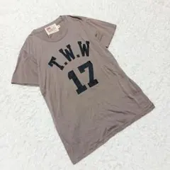 トライディショナルウェザーウェア T.W.W.17 ナンバリングTシャツ Sのサムネイル