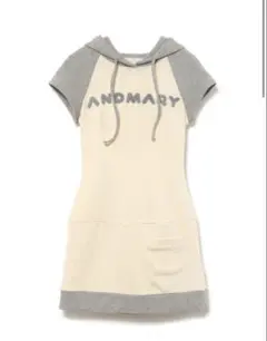 andmary Mary logo mini dress black - メルカリ