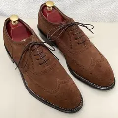 【新品級✨️】REGAL W13 ウイングチップ ブラウンスエード 25 革靴