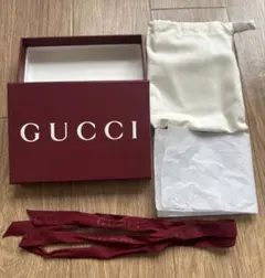 【GUCCI 】ギフトボックス 保存袋 リボンセット