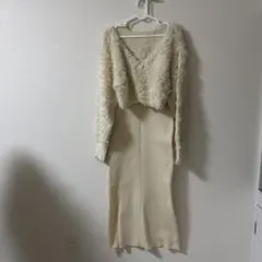 【美品】VIS ニットワンピース