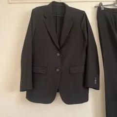 ユニクロ感動ジャケット、感動パンツ ブラックパンツスーツ Lサイズ